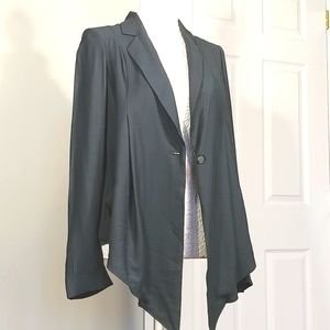 Elizabeth & James charcoal grey open blazer NWT size 4